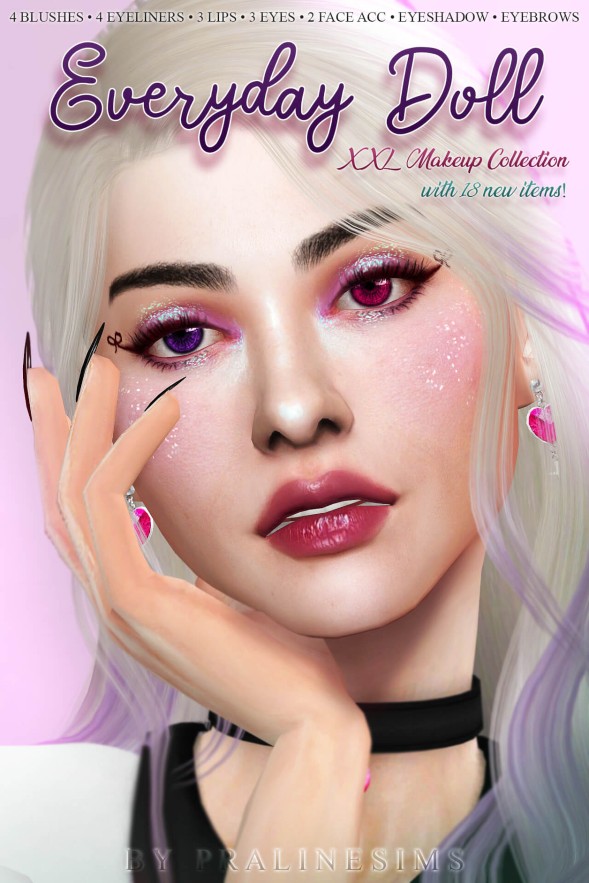 everyday doll xxl make up and tattoo