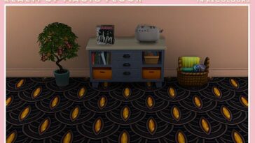 A floor version of Realm Of Magic wall. at Midnightskysims