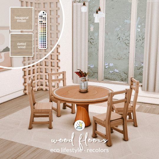 Eco Lifestyle Wood Floors - Sims 4 LunaSims cc