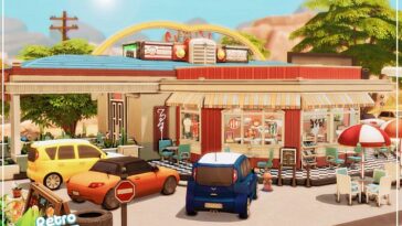 Retro 50’s Diner and Drive-in Cinema by Mini Simmer at TSR