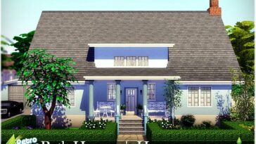 Retro Beth Harmon’s House (Queen’s Gambit) by nobody1392 at TSR