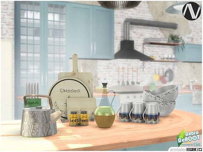 Retro Georgia Kitchen Materials by ArtVitalex at TSR