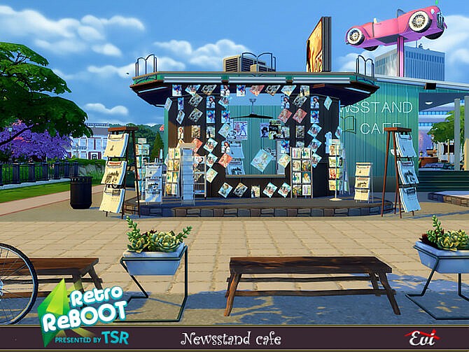 Retro Newsstand cafe by evi at TSR
