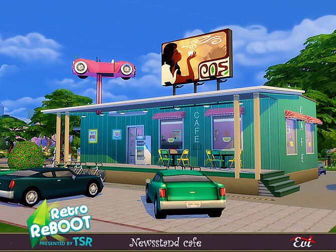 Retro Newsstand cafe by evi at TSR