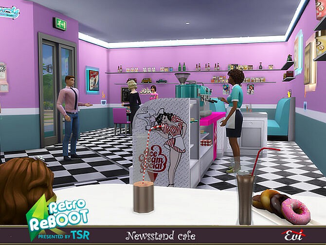 Retro Newsstand cafe by evi at TSR