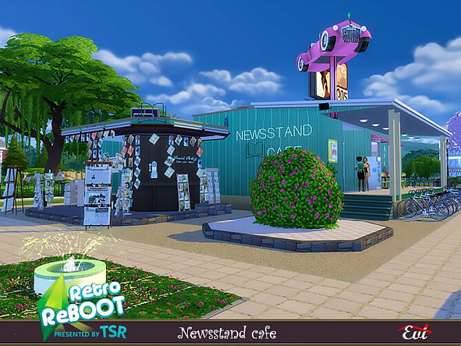 Retro Newsstand cafe by evi at TSR