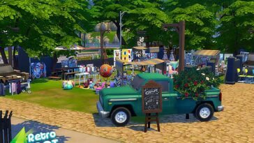 Retro Open Air market by evi at TSR
