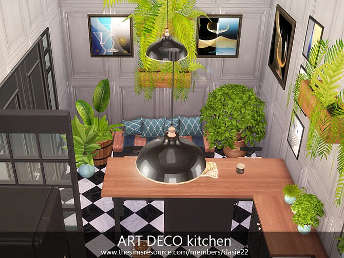 ART DECO kitchen by dasie2 at TSR