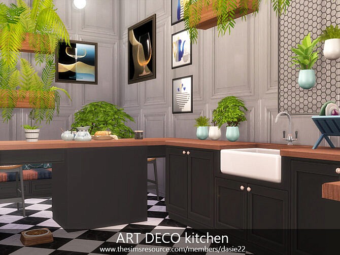 ART DECO kitchen by dasie2 at TSR