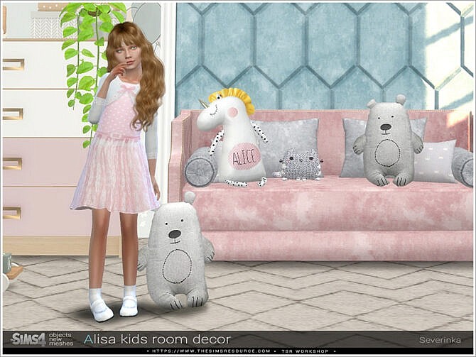 Alisa kidsroom decor by Severinka at TSR
