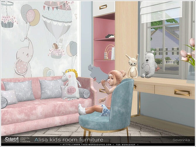 Alisa kidsroom furniture by Severinka at TSR
