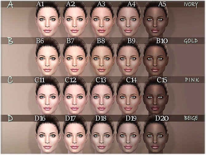 Angelina facemask by BAkalia at TSR