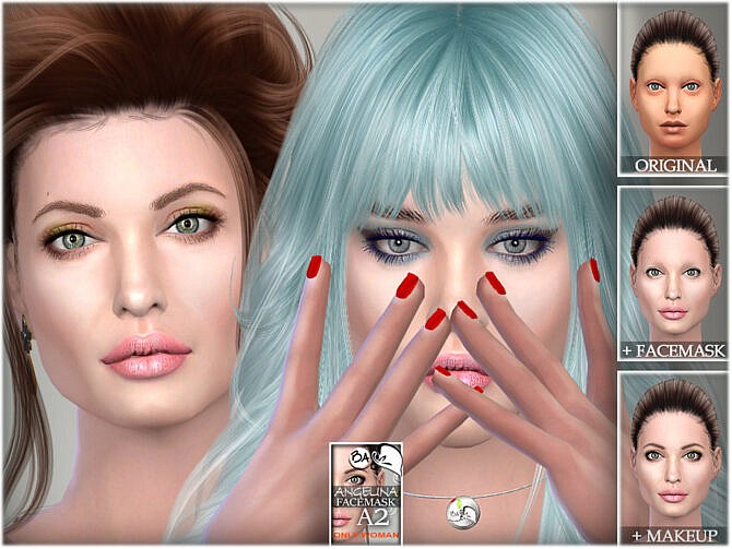 Angelina facemask by BAkalia at TSR