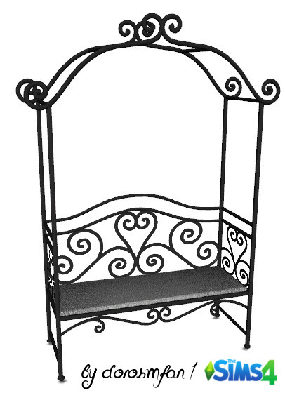 Be my Valentine garden bench by dorosimfan1 at Sims Marktplatz
