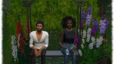 Be my Valentine garden bench by dorosimfan1 at Sims Marktplatz