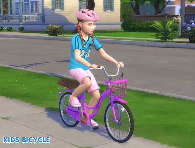 Bicycle For Kids and Toddler by Waronk at Mod The Sims 4