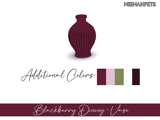 Blackberry Dining Room by neinahpets at TSR