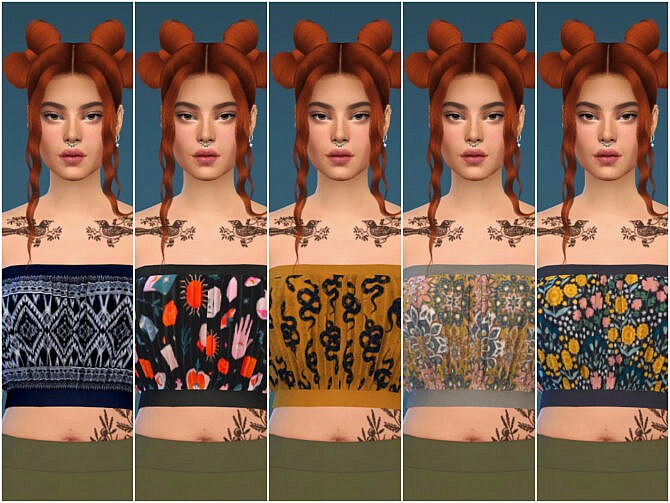 Carrie Tube Top at Katverse