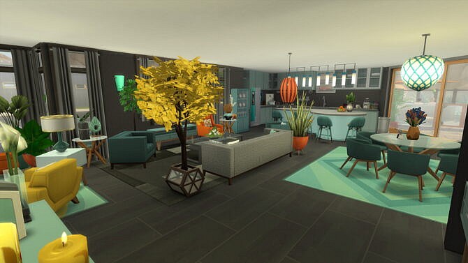 Desert Cascade Luxury Modern by Brand at Mod The Sims 4