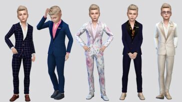 Fancy Boys Suit by McLayneSims at TSR