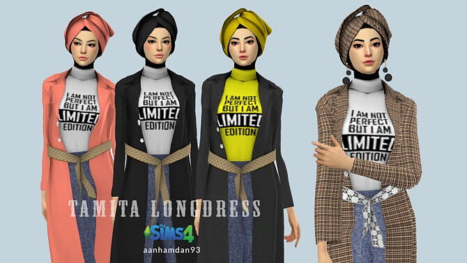 Hijab Model 080 & Tamita Longdress at Aan Hamdan Simmer93
