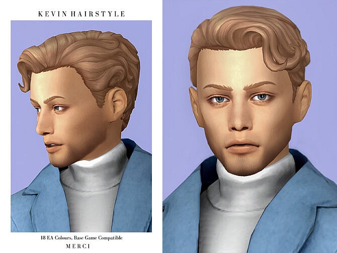 Kevin Hairstyle by Merci at TSR