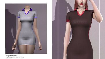 LMCS Bicycle Dress by Lisaminicatsims at TSR