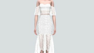Lace Mermaid 2-Piece Outfit at Marigold