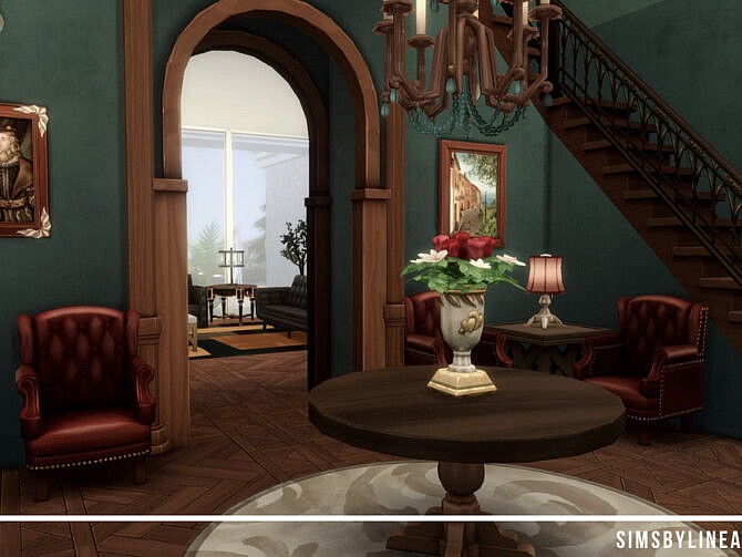 Modern Vampire Mansion by SIMSBYLINEA at TSR