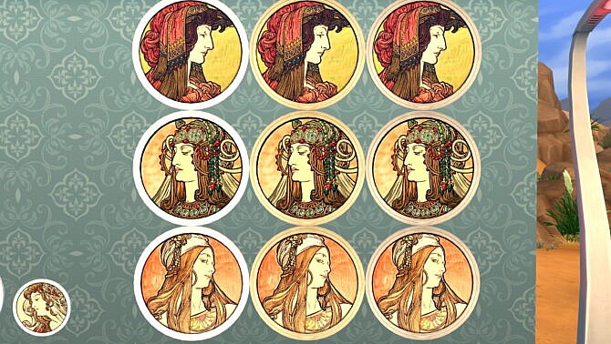Mucha Women Painting Recolor by jessiuss at Mod The Sims 4