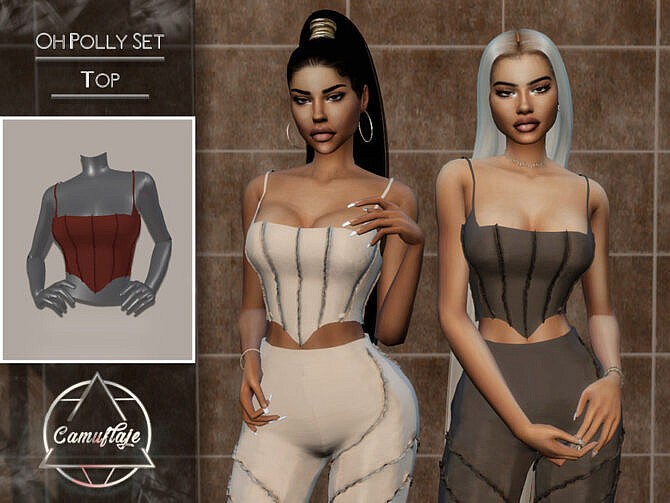 Oh Polly Set (Top) by CAMUFLAJE at TSR