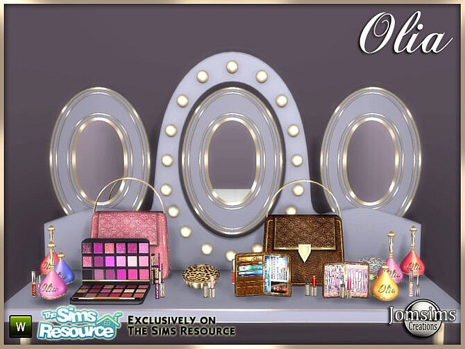 Olia beauty set by jomsims at TSR