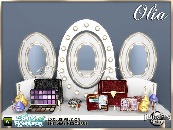 Olia beauty set by jomsims at TSR
