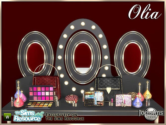 Olia beauty set by jomsims at TSR