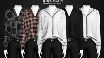 Piping Line Shirt at Gorilla