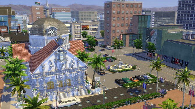 Plumbob Theater 40×30 by bradybrad7 at Mod The Sims 4