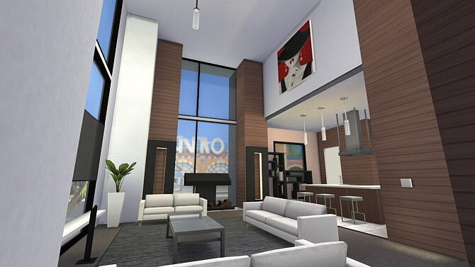 Riverside Modern Home by Radiophobe at TSR
