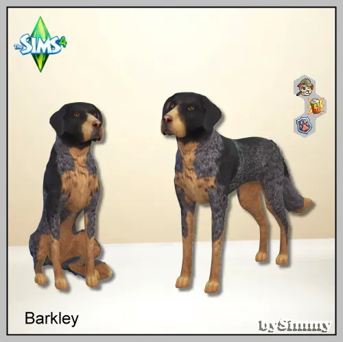Rob Cardif & Barkley by Simmy at All 4 Sims

