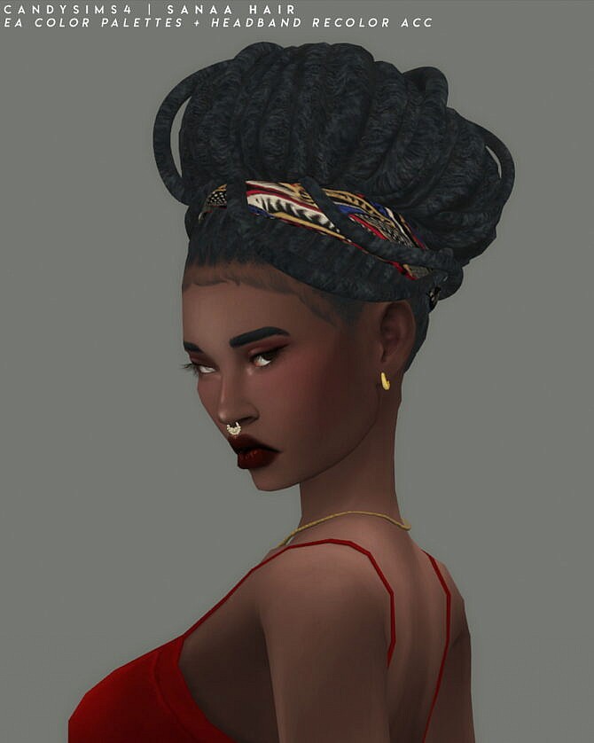 SANNA HAIR at Candy Sims 4