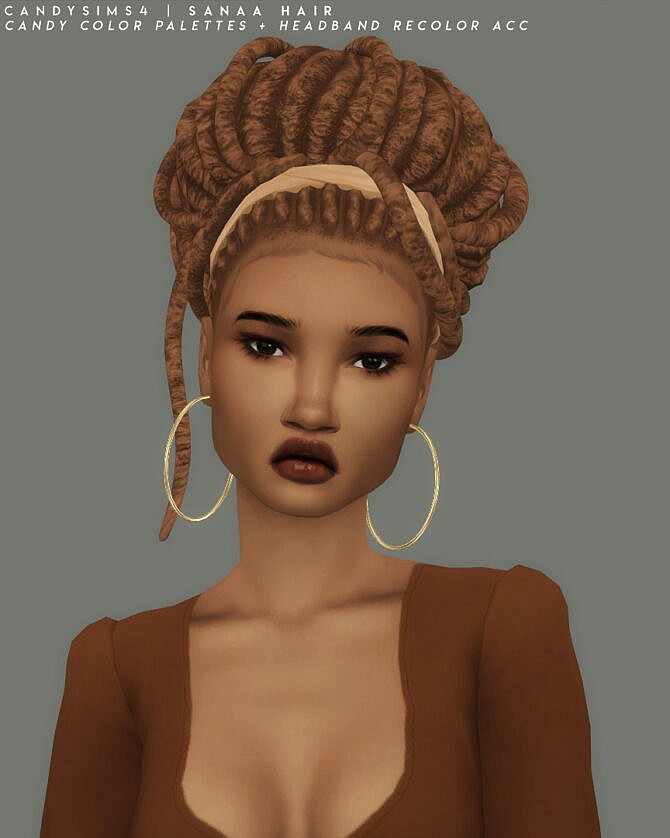SANNA HAIR at Candy Sims 4