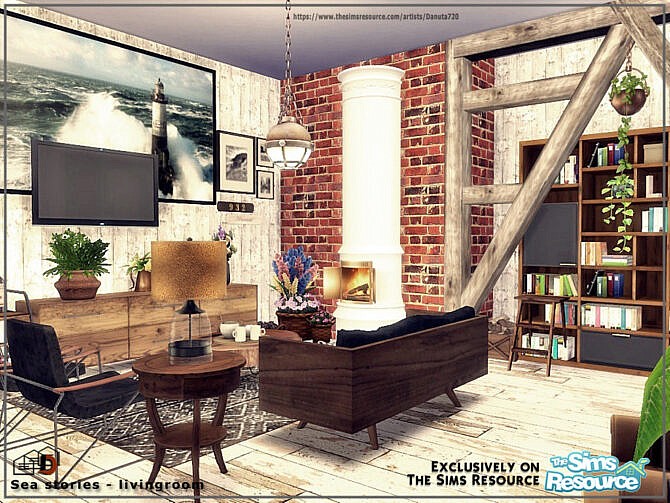 Sea stories livingroom by Danuta720 at TSR
