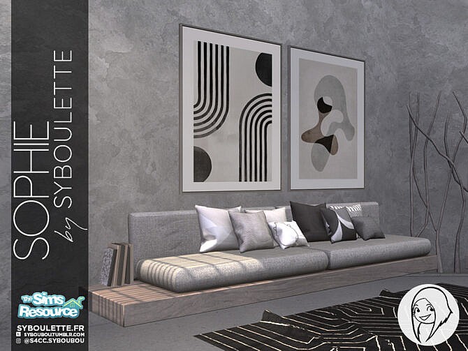 Sophie living room set by Syboubou at TSR