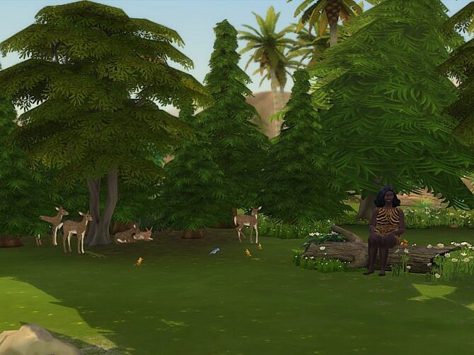 The Woods lot at KyriaT’s Sims 4 World