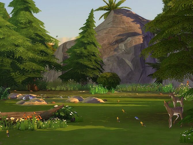 The Woods lot at KyriaT’s Sims 4 World
