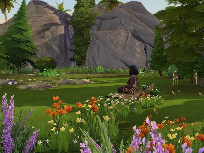The Woods lot at KyriaT’s Sims 4 World