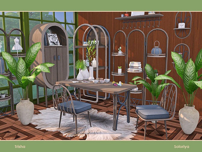 Trisha furniture set for home offices by soloriya at TSR