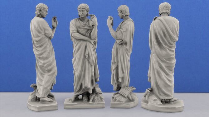 Virgil statue by TheJim07 at Mod The Sims 4