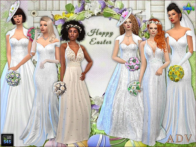 Wedding set Bride dresses and accessories by Mabra