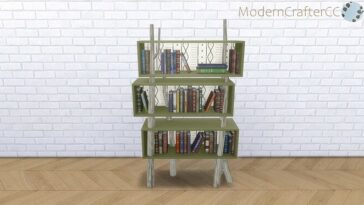 Woodlands Bookshelf at Modern Crafter CC