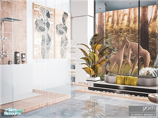 Yoko Bathroom by Moniamay72 at TSR